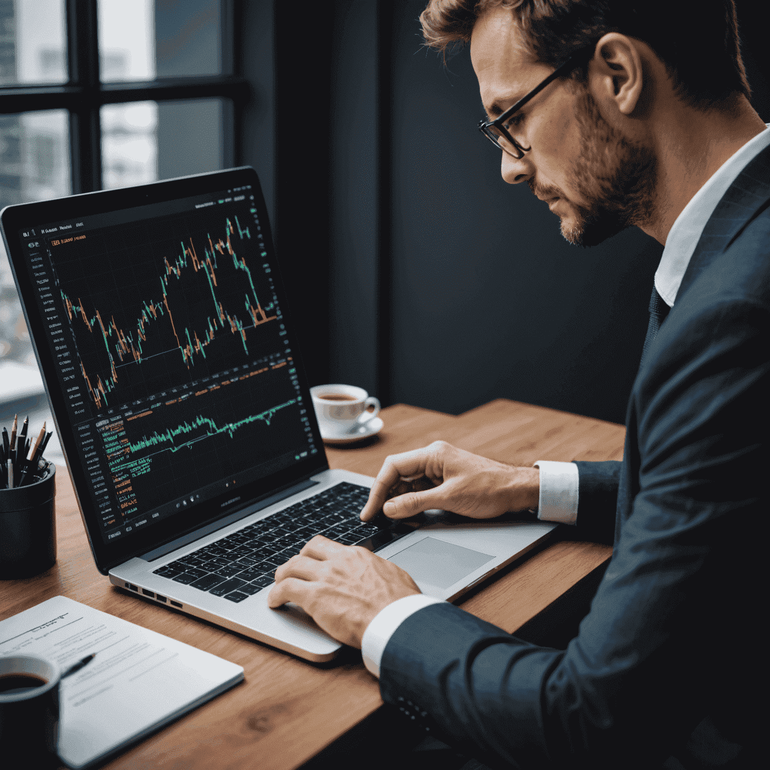 Smart contract code powering complex quantitative trading algorithms